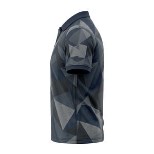 Polo en polyester de haute qualité imprimé par sublimation, logo personnalisé, vêtements de sport pour hommes - Product Image 3