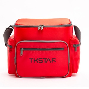 Bolsa de aislamiento térmico simple roja, bolsa de refrigeración multifuncional, bolsa de picnic de gran capacidad, bolsa para entrega de comidas - Product Image 1