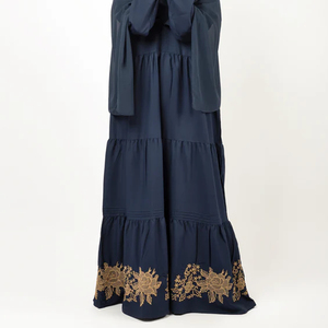 OEM Women Abaya Supplier Luxury Muslim Dress with Custom Design Service and Retail Packaging Options - Product Image 3
