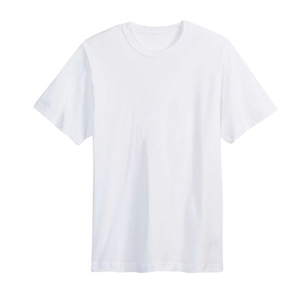 เสื้อยืดคอกลมแขนสั้นผู้ชาย สีขาว ผ้าฝ้าย 100% ทรงปกติ สไตล์วินเทจ พิมพ์ลายตัวอักษรพร้อมโลโก้หลัก - Product Image 4