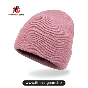 Wholesale Warm Hat Manufacturer Custom Logo Unisex Winter Knitted Beanie Cap - Product Image 2