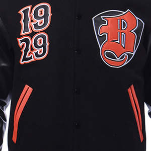 Veste universitaire en laine 100% de haute qualité, sur mesure, pour hommes, avec logo brodé personnalisé, fabrication en gros, faible MOQ. - Product Image 3