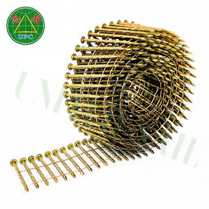 Clavos de Acero Galvanizado ODM OEM de 15 Grados, con Cabeza Redonda y Vástago Liso/Enroscado, para Techos y Fabricación de Palés, con los Mejores Precios - Product Image 2