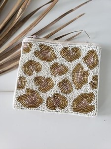 Handmade Beaded CASH design <b>pouch</b> Design <b>Mini</b> <b>Pouch</b> Women Beaded <b>Pouch</b> with Open Closure and Sequined Decoration <b>pouch</b> - Product Image 6