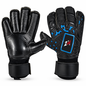 Guantes de Portero con Logotipo Personalizado, Guantes Profesionales de Protección, Cierre Ajustable con Gancho y Bucle, Protección para los Dedos, Fútbol - Product Image 1