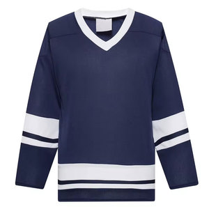 Vêtements de sport pour hommes, maillot de hockey sur glace, 100% polyester, haute qualité, conception OEM, fabrication professionnelle, logo personnalisé - Product Image 1