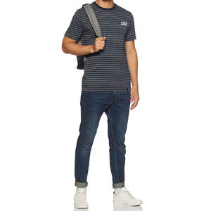 Camisetas de Verano para Hombre con Textura Suave y Acabado Liso, Diseñadas para un Uso Diario Cómodo, con Diseño a Rayas y Logotipo Personalizado para 2026 - Product Image 4