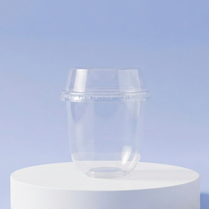 Viet Nam High Quality Single Wall Disposable PP PET <b>Plastic</b> <b>Cup</b> with Lid for Party Coffee/Milk Tea/Juice/Cold <b>Drinks</b> Use - Product Image 1