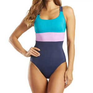 Maillot de bain de qualité professionnelle, tissu extensible et respirant, idéal pour la natation de compétition et les vêtements de plage - Product Image 1