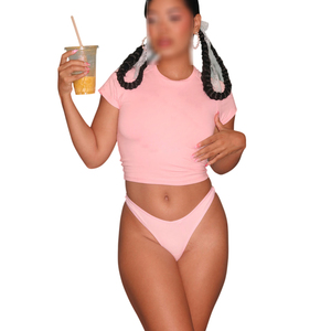 Conjuntos de Bikini de Dos Piezas en Color Rosa Sólido, Nuevo, Precio al por Mayor, Fácil de Usar, Cómodo y Ligero, en Spandex y Poliéster - Product Image 1