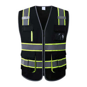 <b>Top</b> Selling Customized Color/Logo Unisex Safety Vest Construction High Visibility <b>Reflective</b> Hi Vis Vest - Product Image 3