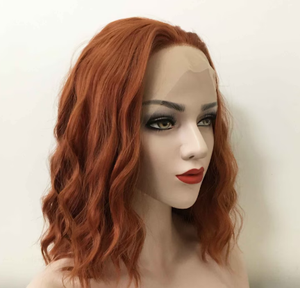 Pelucas sintéticas personalizadas de encaje frontal, blancas puras, largas y lisas, densidad 180, sin pegamento, con línea de cabello pre-arrancada, para proveedores. - Product Image 5