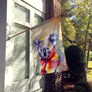 Koala grande Multicolor porche manga poste decorativo patio Banner arte casa bandera hecha de poliéster duradero fácil de colgar en la pared - Product Image 2