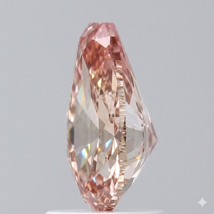 Diamant de laboratoire rose fantaisie, couleur vive, taille poire, DEF VVS, pour la fabrication de bijoux, toutes tailles personnalisables disponibles - Product Image 3