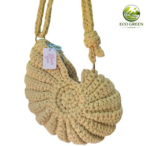 Sac en crochet coquillage style plage, sac fourre-tout côtier fait main, sac à bandoulière tricoté pour femme, nouvelle tendance été 2026, vente en gros - Product Image 4
