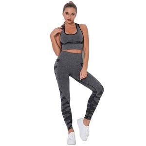 Women's Sportswear Gym Fitness Wear Sporty Yoga Set Women's Sports Suit for Workout and Yoga Female Fitness Clothing - Product Image 1