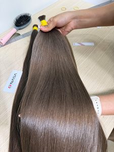 Extensiones de Cabello de Bebé de Primera Calidad, 100g, Naturales, Lisas, Super Double Drawn, Resistentes al Desprendimiento, Textura Suave y Sedosa - Product Image 5