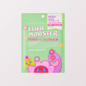 Mascarilla facial de colágeno, producto auténtico de la tienda DANCING WHALE, mascarilla de colágeno PDRN Ellifit Wonderland Monster, paquete de 7 mascarillas en lámina - Product Image 6