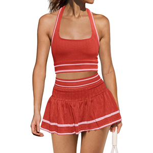 Pickleball Tank Top with Skort Set for Women Breathable Fit Women’s Pickleball Tank and Skort Set Casual Sport Style - Product Image 6