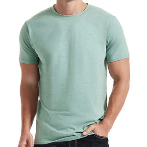 Camiseta de Algodón Grueso de Primera Calidad, 250, 280, 320 g, para Hombre, con Estampado Personalizado, Cuello Redondo, Camiseta Blanca Extra Grande para Hombre - Product Image 3