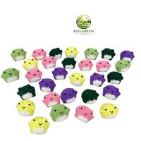 Colección de Llaveros de Ganchillo Personalizados, Lindos Personajes Tridimensionales Tejidos a Mano en Lana y Algodón, Tamaño Personalizado, Tema de Dibujos Animados, Regalo Promocional