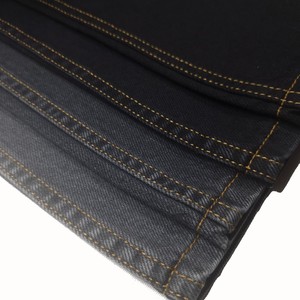 Tissu sergé en denim rigide teint, écologique, pour garçons et filles, hommes et femmes, poids moyen, respirant, automne/hiver, 9,6 OZ +/-5% - Product Image 1