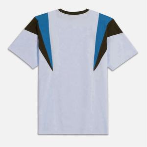 Camiseta de algodón suave y elástica para hombre, Camiseta lisa de manga corta con cuello redondo, ajustada, de colores, personalizada, informal, tenis de talla grande, 100% - Product Image 5