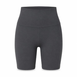 High Quality 100% Cotton Women's Shorts Custom Silk Screen Printing logo 300GSM Solid <b>Colour</b> Breathable Comfortable Elastic - Product Image 1