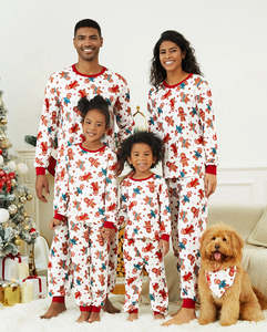 <b>Women</b> Christmas Tracksuit Set Custom Print <b>Long</b> Sleeve <b>Top</b> Pants Cozy Winter Pajama Loungewear Set Festive Family Christmas Set - Product Image 6