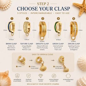 Waterproof Tarnish Free Luxury Jewelry Pendants for Bikini Bag Necklace Decoration, custom gold bikini charm pendant - Product Image 5