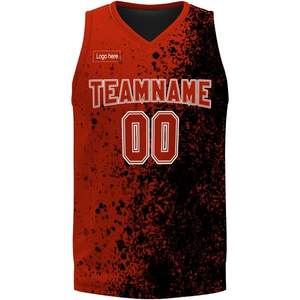 Maillot de basket-ball personnalisé pour hommes et jeunes avec nom et numéro imprimés uniformes de l'équipe avec logo - Product Image 3