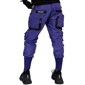 Pantalón de Cintura Alta para Hombre, Personalizado, de Alta Calidad, Poliéster/Algodón, Color Sólido, Ropa Casual, Superventas 2025 - Product Image 2