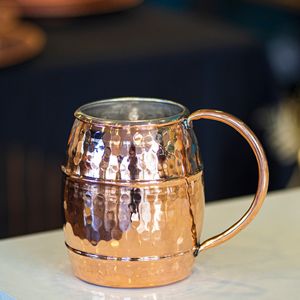 Vente en gros de mugs Moscow Mule en cuivre 400 ml, étanches, réutilisables, écologiques, compatibles lave-vaisselle, personnalisables, exportation usine, bière - Product Image 3
