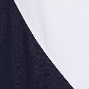 Polo de Hombre con Bloques de Color Blanco y Azul Marino, Panel Diagonal, Manga Corta, Transpirable, Informal, para Verano, Golf, Tenis - Product Image 5