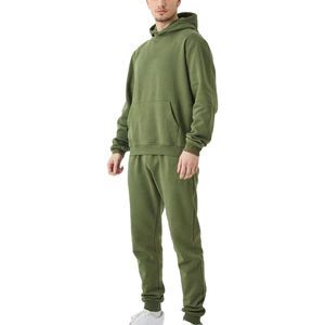 Conjunto Deportivo de Dos Piezas para Hombre, Negro, Premium, de Algodón y Poliéster, con Logotipo Personalizado, para Gimnasio, Running, Fabricante OEM ODM - Product Image 5