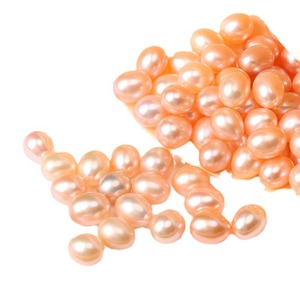 Auténticas Perlas de Agua Dulce Sueltas, Perlas de Arroz Ovaladas Aptas para Manualidades, para Colgantes y Pendientes - Product Image 5