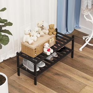 Versatile <b>Shoe</b> Rack <b>Bench</b> Three Tier <b>Storage</b> Organizer Space Saving Design Strong Stable Frame Comfortable Seating Entryway - Product Image 4