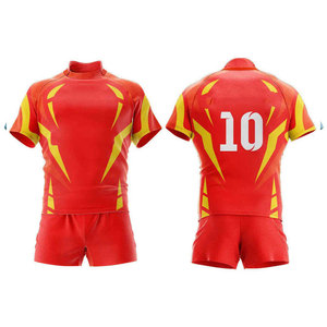 Custom Sublimated Blue Volleyball Jersey Set Men's Short Sleeve Moisture Wicking <b>Athletic</b> Fit Team Uniforms with Number 10 - Product Image 2