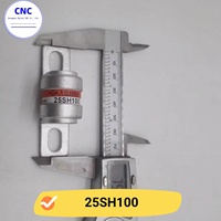 Fusible rapide AC 25SH100 en céramique, haute capacité de coupure, protection semi-conductrice 25SH 100 pour onduleur EV et servomoteur