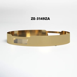 Contemporary Handmade Hospitality <b>Metal</b> <b>Tray</b> for Hotels Restaurants Resorts Cafes Catering and Professional Banquet ServiceDecor - Product Image 1