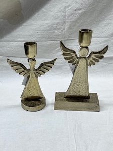 Sonnet Decor Golden <b>Angel</b> Candlestick Holder Aluminum Handmade Home Decoration Durable Design Christmas - Product Image 2
