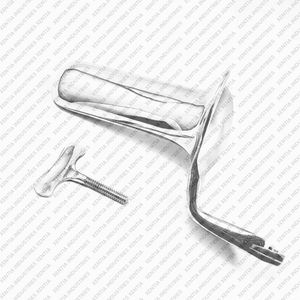 Collin Vaginal Speculum <b>Small</b> 80×30mm Gynecology Stainless Steel Vaginal Specula Reusable Surgical Gynecological Instrument - Product Image 6