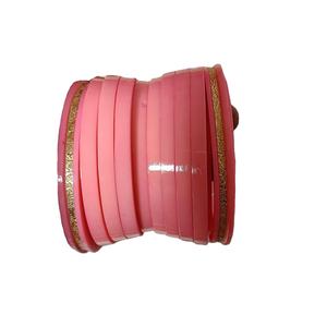 Venta al por mayor de pulseras de resina a la moda brazaletes diseños personalizados pulseras Rajasthani con forma de bola de diamante para bodas - Product Image 1