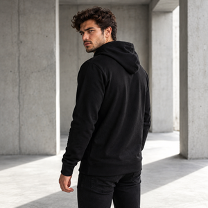 Sweat à capuche zippé personnalisé pour homme, 100 % coton, 500 g/m², épais, imprimé, coupe classique, collection automne - Product Image 5