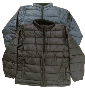 wholesale Winter Casual woven Men's <b>Jacket</b> with Thick <b>Hood</b> <b>Padding</b> Feacock Feather Long <b>Jacket</b>-Whole Sale - Product Image 1