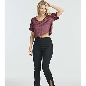 T-shirt court oversize streetwear pour femme, populaire en Europe, vêtement décontracté en coton, fabricant et fournisseur OEM - Product Image 3