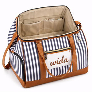 Bolsa de Viaje Premium, Bolsa Deportiva de Gimnasio, Poliéster y Cuero PU, Gran Capacidad con Compartimento para Zapatos, Proveedor de Fábrica Wida Sports - Product Image 4