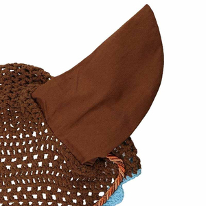 Wholesale Breathable Cotton Horse Ear Bonnet Premium Horse Riding Ear <b>Net</b> <b>Fly</b> Veil Custom Design OEM Manufacturer - Product Image 3
