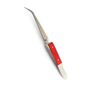 Pince à dénuder dentelée à action inversée auto-fermante, pince à souder, pince de précision ergonomique allemande pour la fabrication de bijoux - Product Image 2