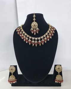 2026 Trendy Exquisite Zircon Jewelry Set 4 Piece Traditional <b>Wedding</b> & Party Set Wholesale Indian Ethnic Bridal <b>Accessories</b> - Product Image 5